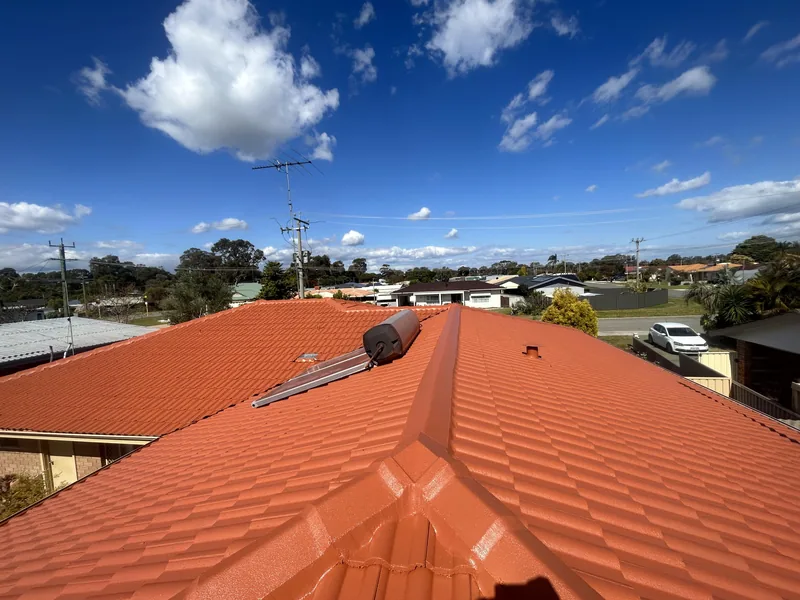 Terracotta tile roof in Baldivis after repairs